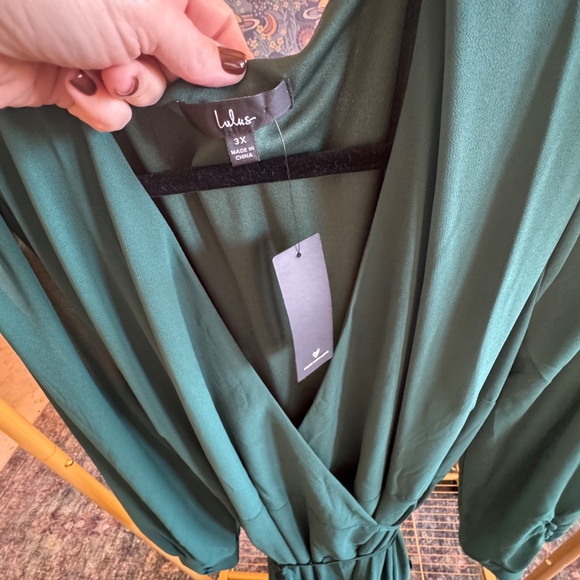 NWT Lulu's Maxi Dress - wrap style size 3x - Picture 2 of 5